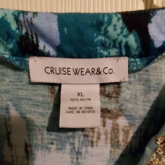 Cruise Wear & Co. Blouse With Beaded Embellishment - Picture 6 of 8